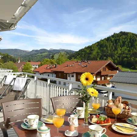 Apartman 5 Sterne Bergahorn Mit Sauna Oberstaufen